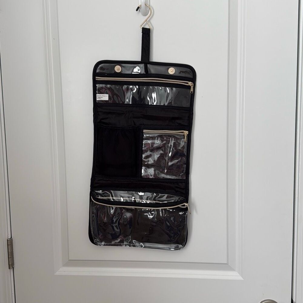 Black Travel Toiletries Bag
